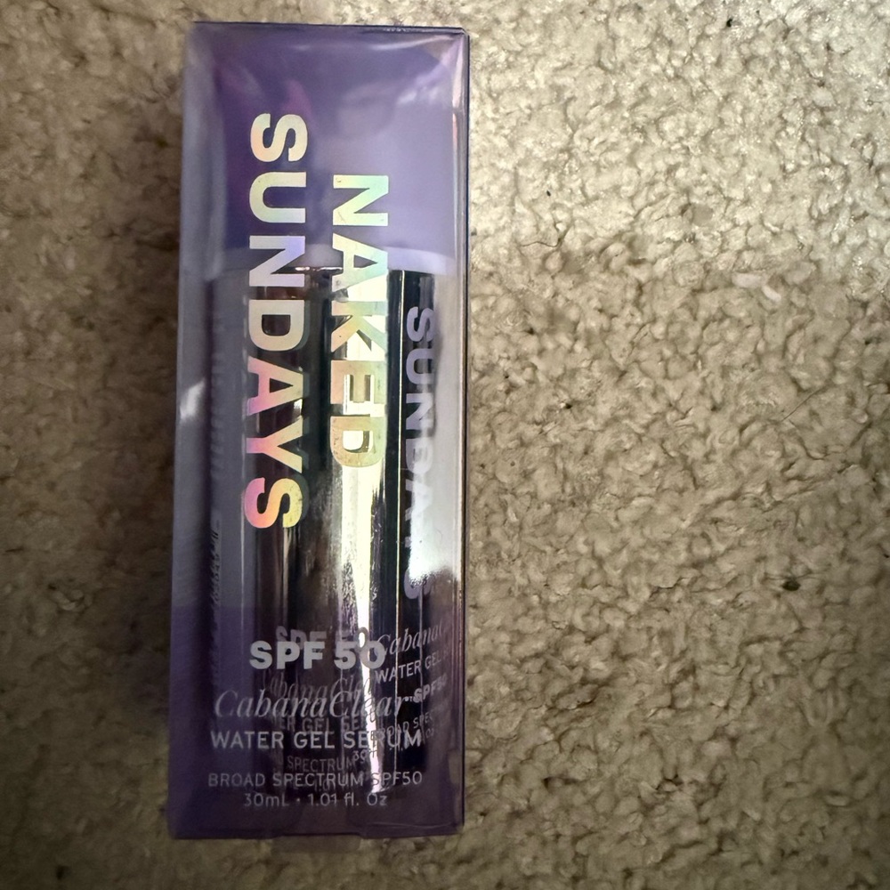 Naked Sundays SPF 50+ Water Gel Serum - Purple and Silver